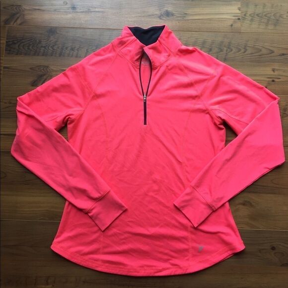 Active by Old Navy L semi fitted Hot Pink 1/4 zip - Picture 1 of 4